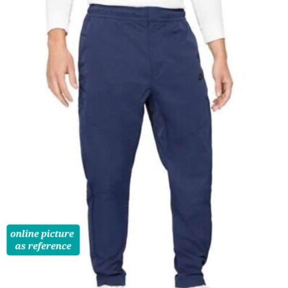 Nike Tech Essential Commuter Woven Pants Mens in Navy - Picture 2 of 7